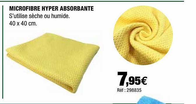 microfibre hyper absorbante