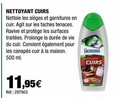 Nettoyant Cuirs