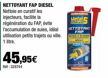 nettoyant fap diesel métal 5