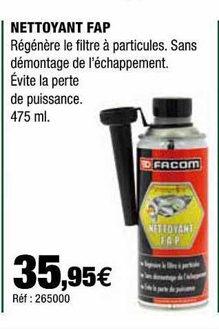 nettoyant fap facom