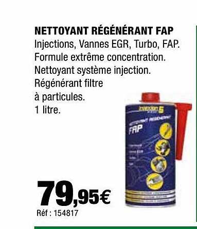 nettoyant régénérant fap