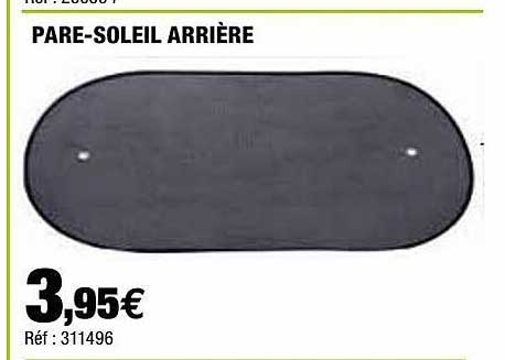 pare-soleil arrière