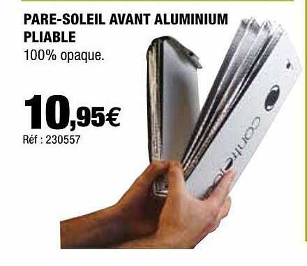 pare-soleil avant aluminium pliable