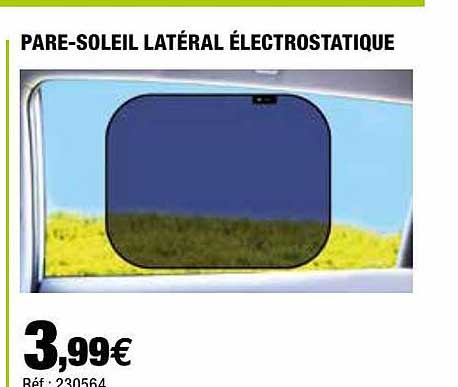 pare-soleil latéral électrostatique