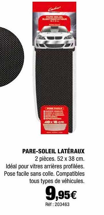 pare-soleil latéraux