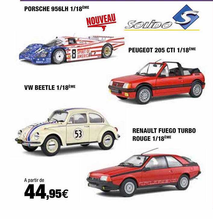 porsche 956lh 1-18ème solido