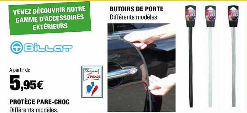 protège pare-choc billat, butoirs de porte billat