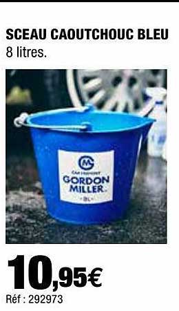 sceau caoutchouc bleu