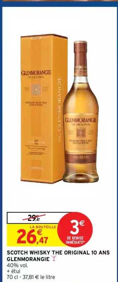 scotch whisky the original 10 ans glenmorangie