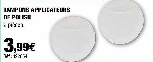 tampons applicateurs de polish