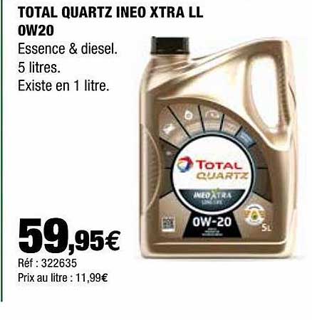 total quartz ineo xtra ll 0w20