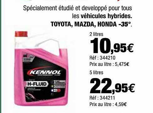 Toyota, Mazda, Honda -35° Kennol