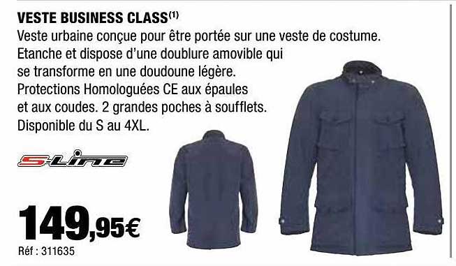 veste business class s-line