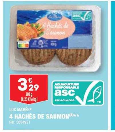 4 Hachés De Saumon Loc Marée