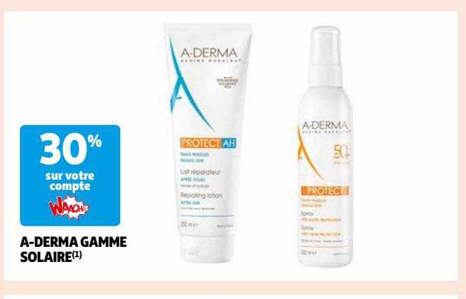a-derma gamme solaire