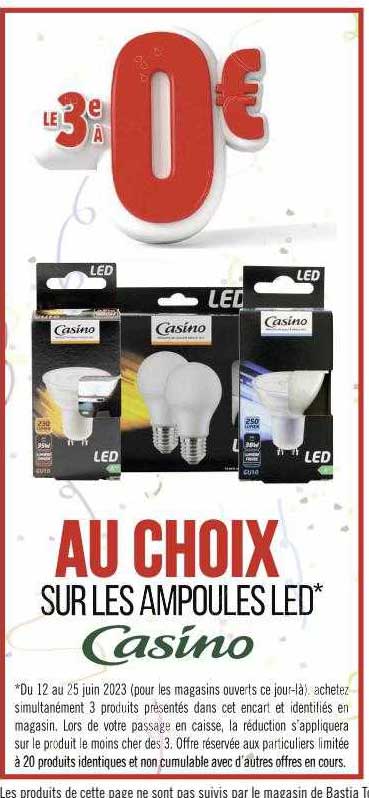 Ampoules Led Casino
