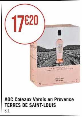 aoc coteaux varois en provence terres de saint-louis