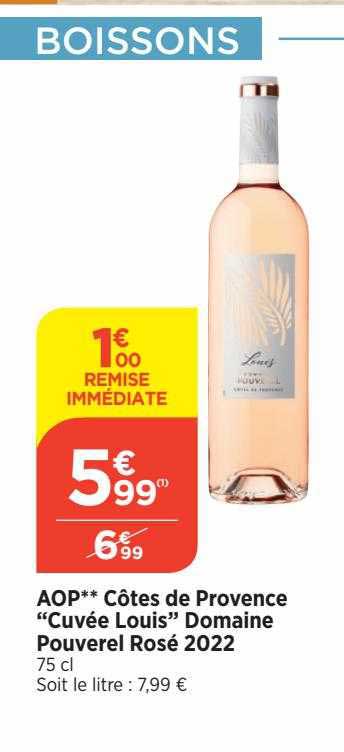 Aop Côtes De Provence "cuvée Louis" Domaine Pouverel 2022