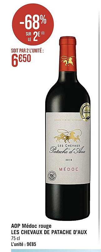 aop médoc rouge les chevaux de patache d'aux