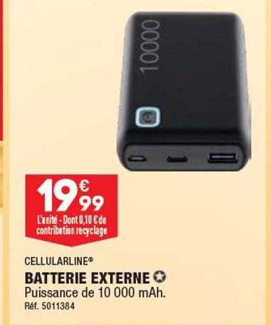 batterie externe cellularline