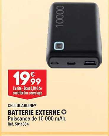 Batterie Externe Cellularline