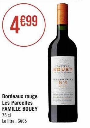 bordeaux rouge les parcelles famille bouey