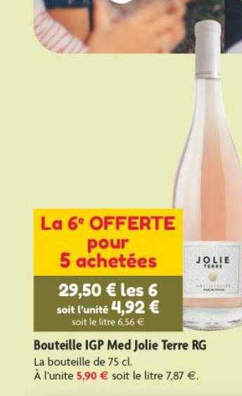 Bouteille Igp Med Jolie Terre Rg