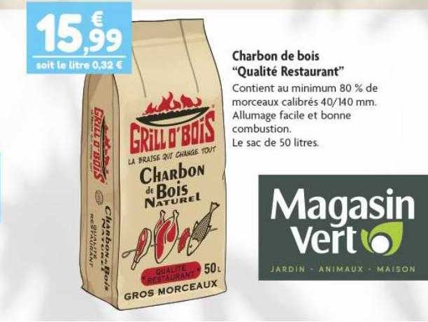 Charbon De Bois "qualité Restaurant"