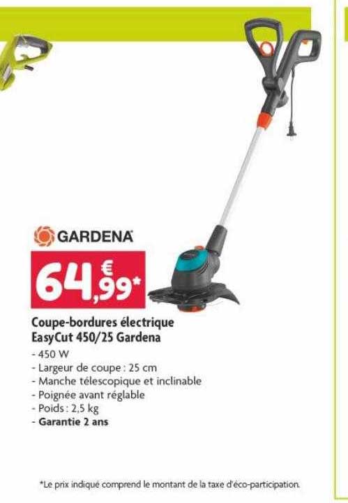 coupe-bordures électrique easyCut 450-25 gardena