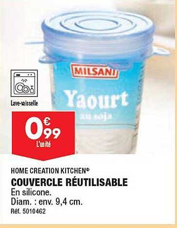 Couvercle Réutilisable Home Creation Kitchen