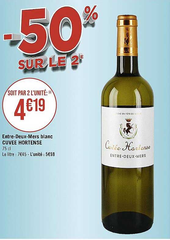 entre-Deux-Mers blanc cuvée hortense