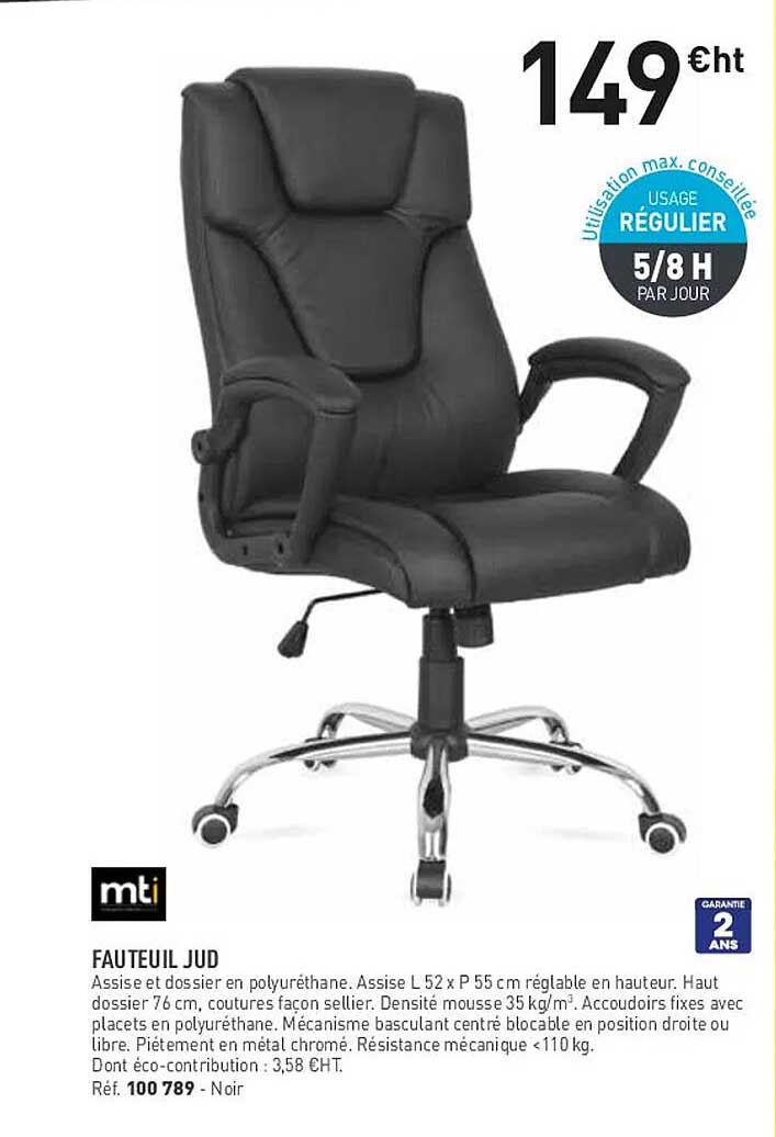 fauteuil jud mti