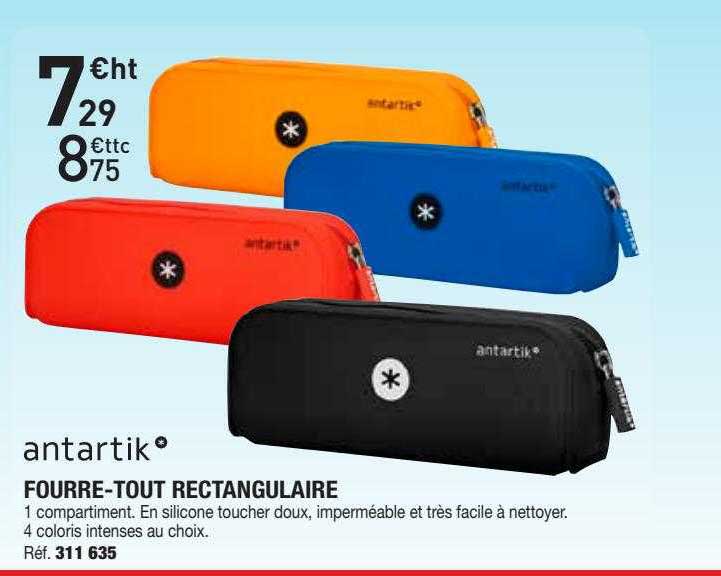 fourre-tout rectangulaire antartik