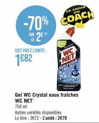 gel wc crystal eaux fraîches wc net