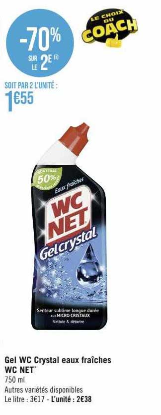 gel wc crystal eaux fraîches wc net