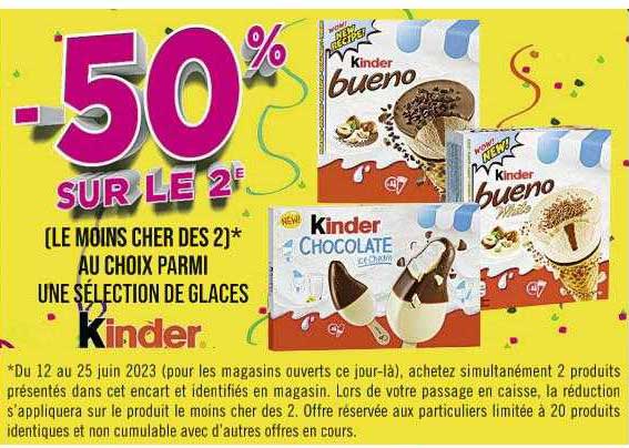 Glaces Kinder