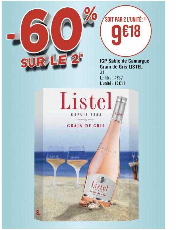 Igp Sable De Camargue Grain De Gris Listel