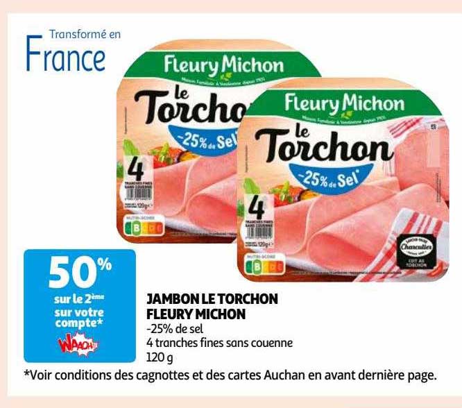jambon le torchon fleury michon