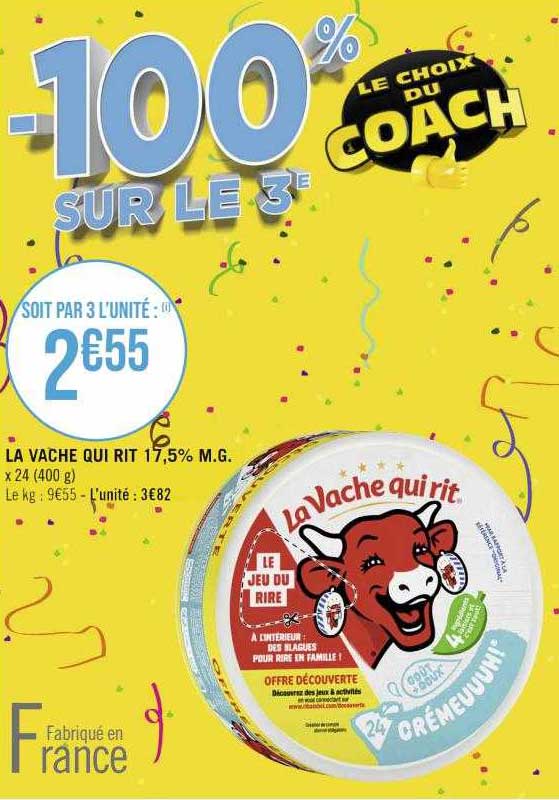 la vache qui rit 17,5% m.g.