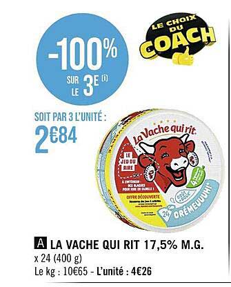 la vache qui rit 17,5% m.g.