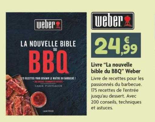 livre "la nouvelle bible du bbq" weber