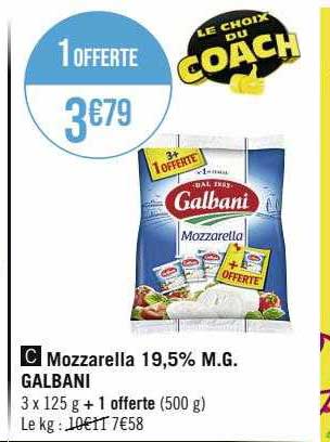 Mozzarella 19,5% Galbani