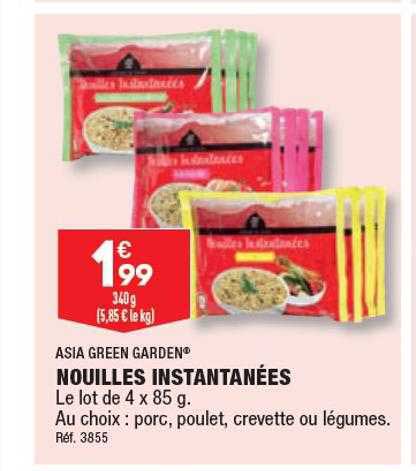 nouilles instantanées asia green garden