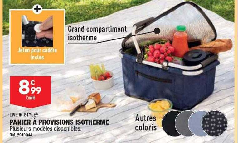 panier à provisions isotherme live in style
