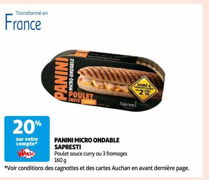 panini micro ondable sapresti