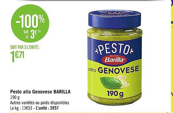 pesto alla genovèse barilla