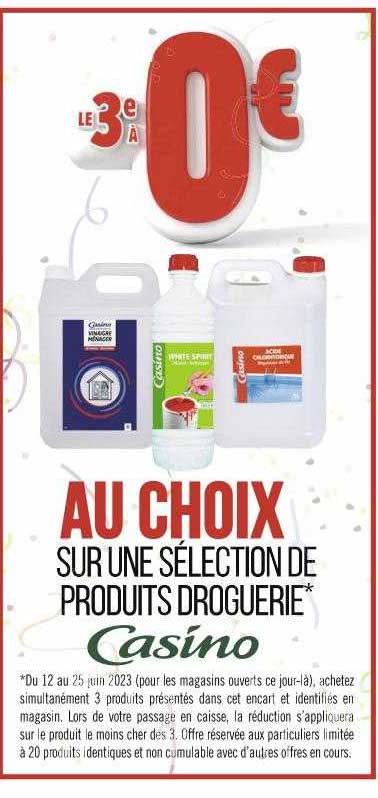 Produits Droguerie Casino