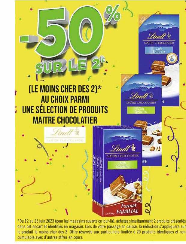 produits maître chocolatier lindt