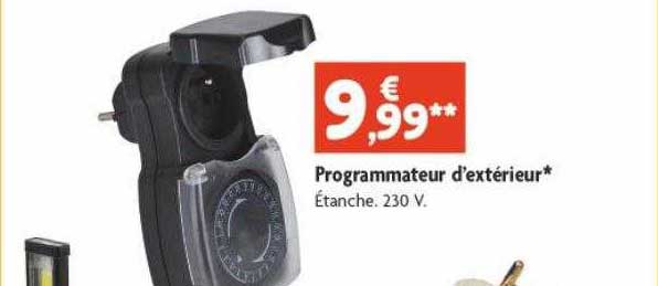 programmateur d'extérieur