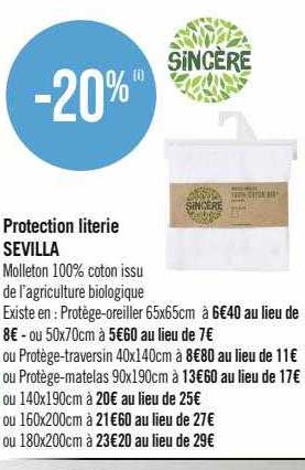 Protection Literie Sevilla